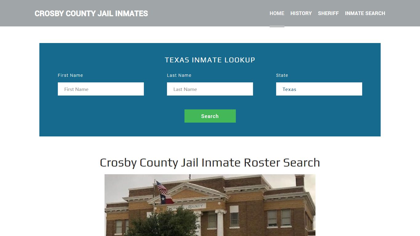 Crosby County Jail Inmate Roster Lookup, Crosbyton, TX